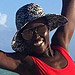 Lupita Nyong'o Looks Toned and Happy in Red One-Piece Swimsuit