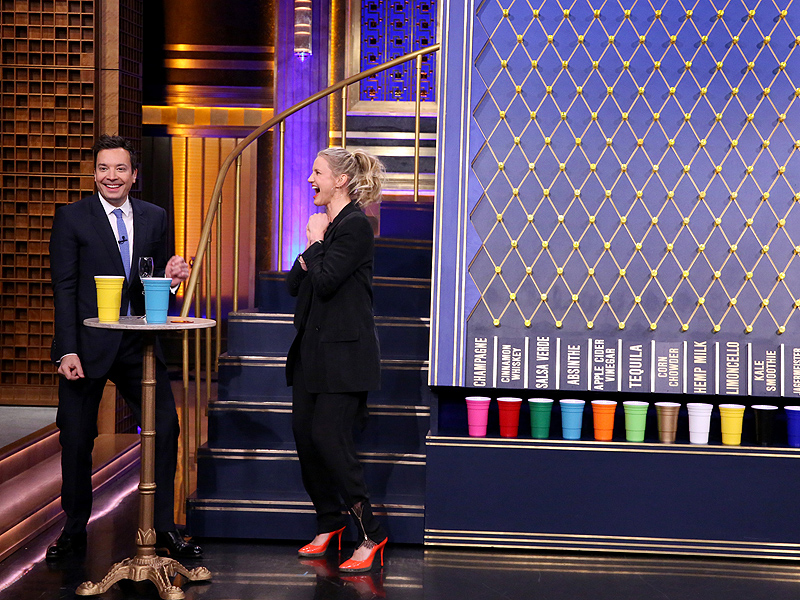 Cameron Diaz and Jimmy Fallon Drink Disgusting Cocktails on Late Night