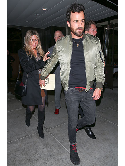 Jennifer Aniston and Justin Theroux Hold Hands After a Date Night