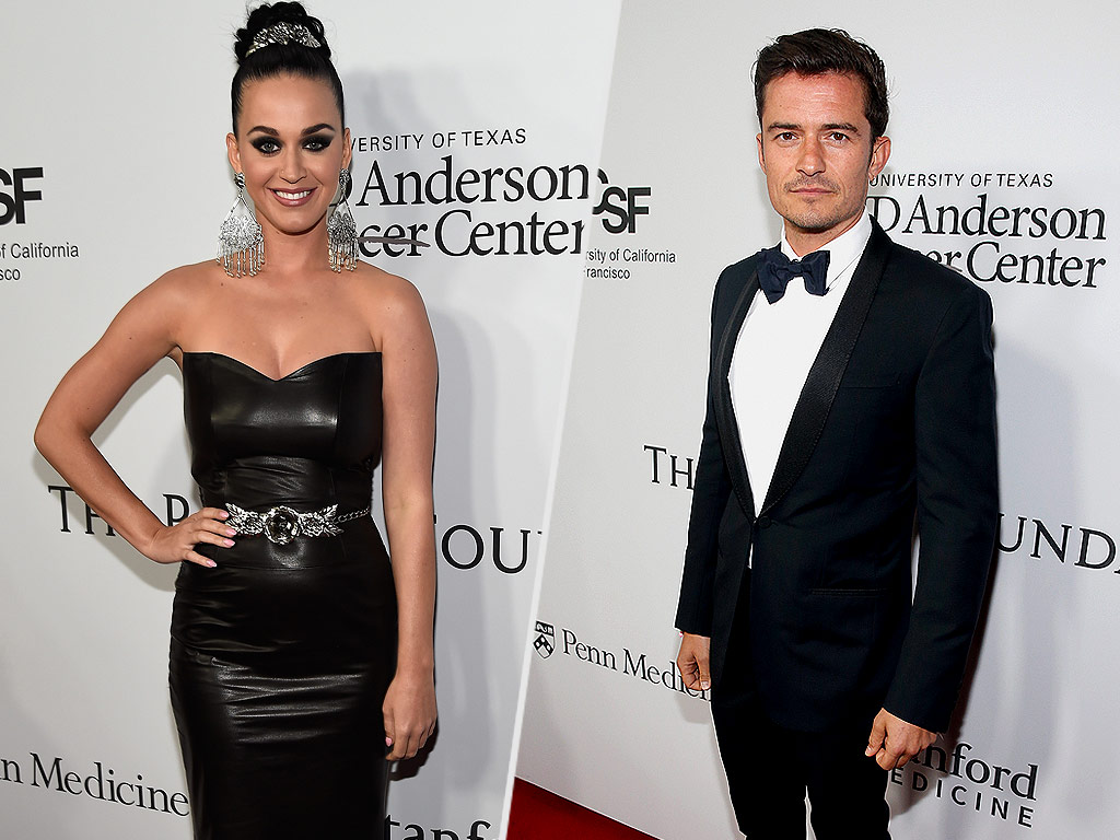 Katy Perry and Orlando Bloom Pack on the PDA at L.A. Soiree