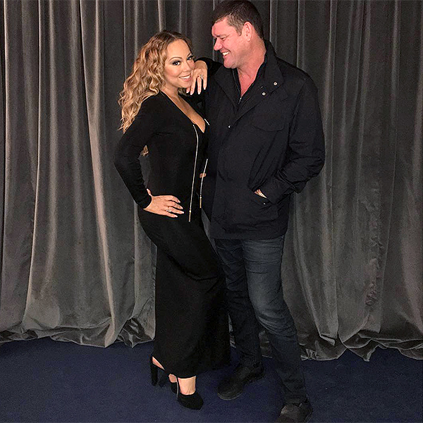 Mariah Carey Gets Surprise Visit From Fiance James Packer While on Tour