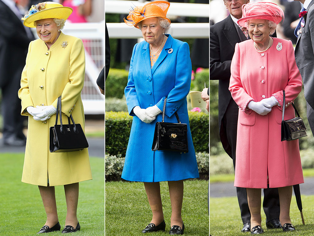 Queen Elizabeth Royal Ascot Colorful Fashion