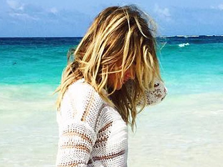 Bikini-Clad Chloë Grace Moretz Does Her Best Baywatch Slo-Mo During Dominican Republic Vacation