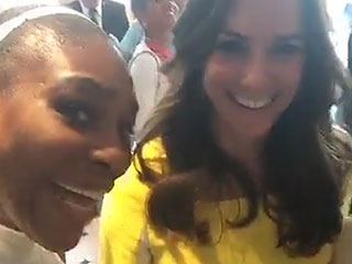 Serena Williams Snaps Hilarious Selfie with Princess Kate: 'I'm in the 'In-Crowd' Now – I'm with Royalty!'