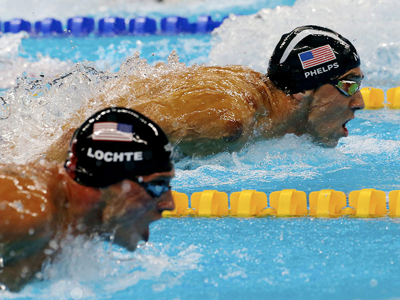 Michael Phelps Tears Up Again After Smashing Another Olympic Record, While Ryan Lochte Fails to Medal