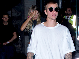 Where's Sofia Richie? Justin Bieber Parties with Rihanna and a Blonde Friend in London