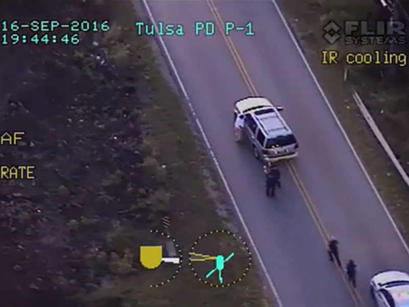 Disturbing Helicopter Footage Shows Tulsa Police Killing Unarmed Man