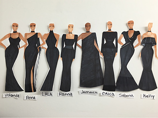 All the Scoop on Ciara's Custom Bridesmaid Gowns (Worn by Kelly Rowland and LaLa Anthony!)