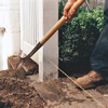 man with shovel in the dirt