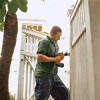 man standing with power drill