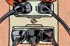 Angry Plug Illustration