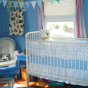 before of budget redo for boy's rustic style bedroom