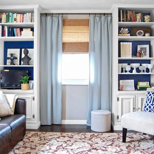 budget redo secondhand bookcases made to look like builtin bookcases