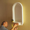 tracing niche and making measurements for niche placement