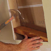 installing 2-by-4 support beams for niche support