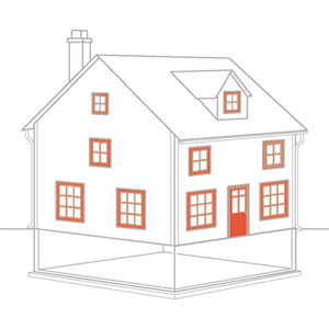 Windows and doors diagram