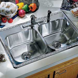 Decorative Etched Sink