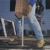 step 2: treat and lift the post to create an arbor