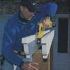 Step 4: Raise and secure the beams to build an arbor