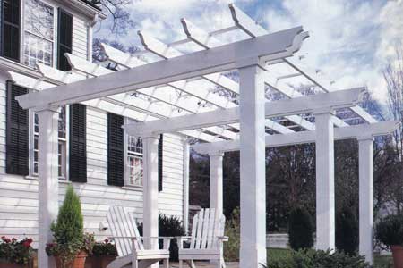 Building a classic shade arbor for the backyard