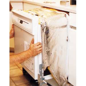 replacing dishwasher; d-i-y installation