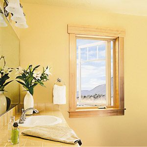 wood window