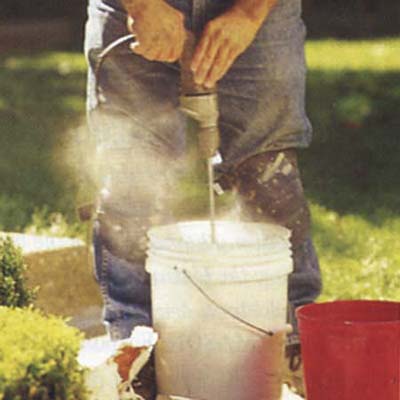 repairing concrete