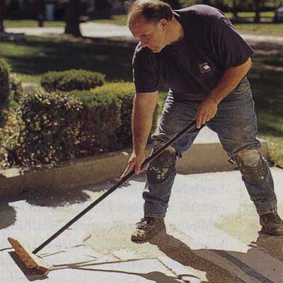 repairing concrete