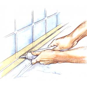 Caulking Trick