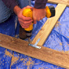 Connect the center stile to the frame
