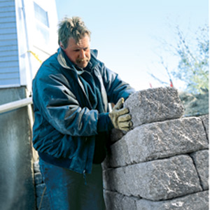 ailing retaining-wall