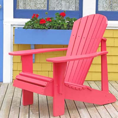 red adirondack chair; istockphoto.com