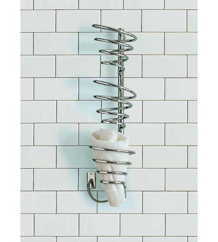 towel warmer with spiraled coils