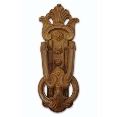 heavy cast iron door knocker