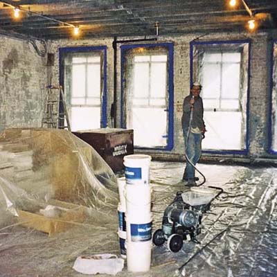 Photo of loft before