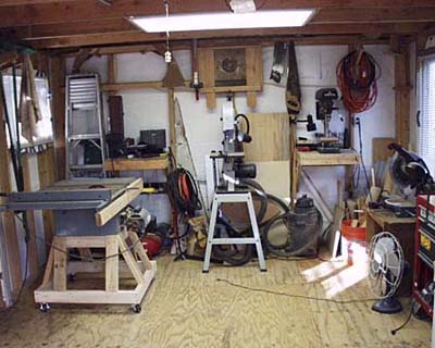The workshop interior.