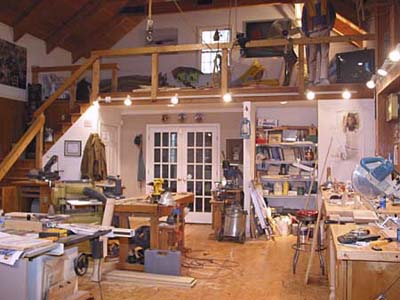 The Woodshed interior

