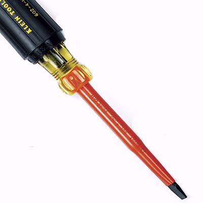 screwdriver with nonconductive coating