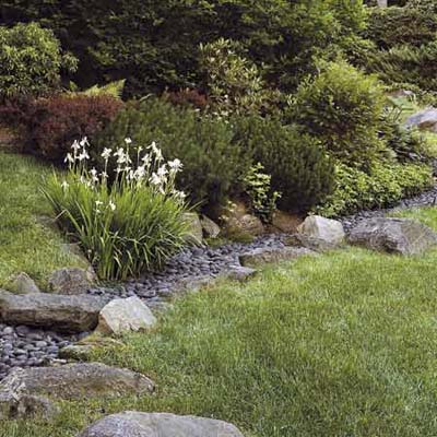 Landscaping with River Rock