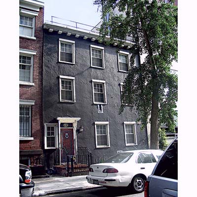 Federal-style rowhouse exterior renovation
