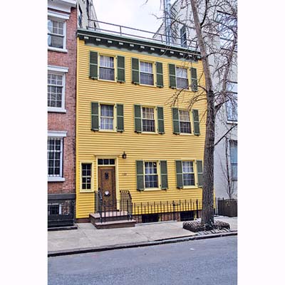 Federal-style rowhouse exterior renovation
