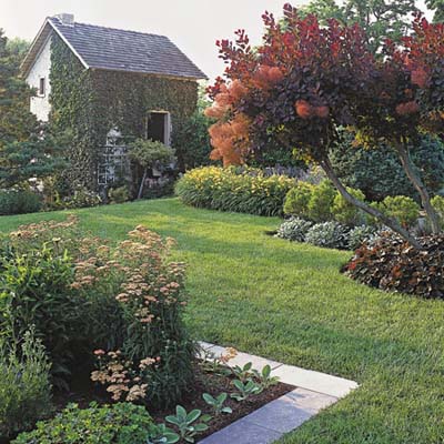 flower beds as edging