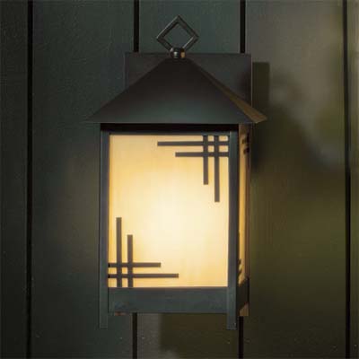 contemporary craftsman sconce