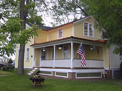 The farmhouse spruced up