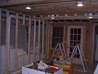 Basement before remodel