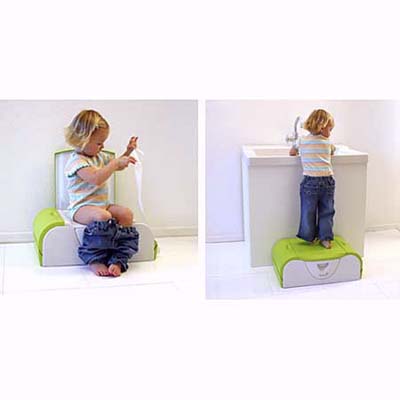 Potty bench from Boon for potty training and use as a stool