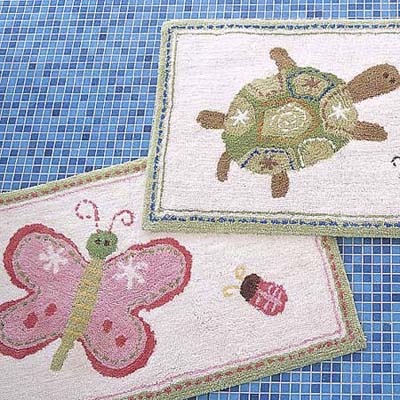 Bath mats from Pottery Barn for Kids