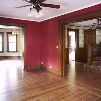 formal parlor at newton project house