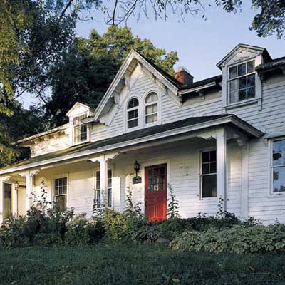 clapboard house moved to another part of grosse ile and renovated