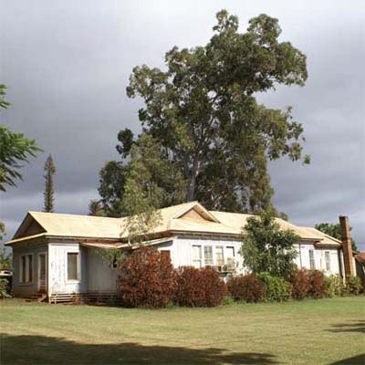 town of Waimea, Kauai, Hawaii